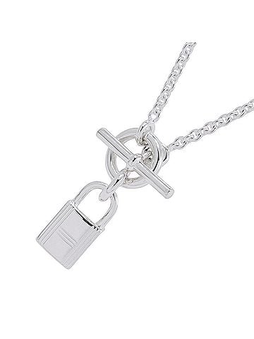 Hermès Hermes Necklace Amulette Kelly Cadena SV925 Silver HERMES Pendant (view 1)