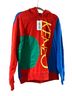 Kenzo Red Blue Green Pullover Hoodie Size M - photo 1