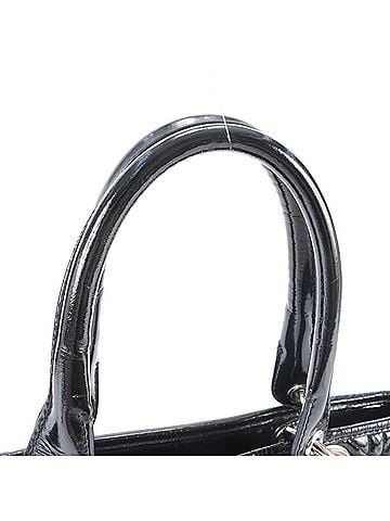 Christian Dior Christian Dior Lady Cannage Leather Tote Bag Handbag Shoulder Black Women's (view 2)