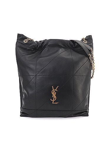 Saint Laurent Saint Laurent Jamie Shoulder Handbag, Leather, Black, 781666, Gold Hardware, Pochon Bag (view 1)