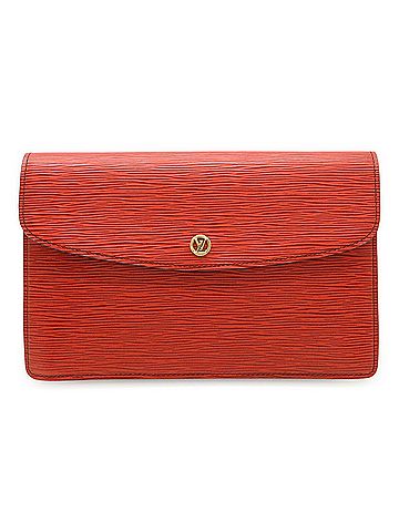 Louis Vuitton LOUIS VUITTON Epi Montaigne 27 Second Bag Clutch Castilian Red M52667 (view 1)