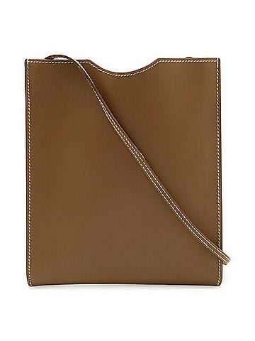 Hermès HERMES Hermes Onimetou Shoulder Bag Pochette Leather Brown ?F stamp (view 2)