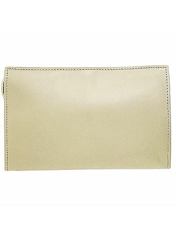 Yves Saint Laurent Yves Saint Laurent Pouch Y Multi Leather Cream YVES SAINT LAURENT Stitch Case YSL HWN-16870 (view 2)