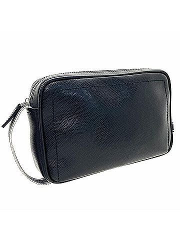 Salvatore Ferragamo Salvatore Ferragamo Second Bag Clutch Leather Black 24 8811 Pouch Men's KK-16858 (view 1)