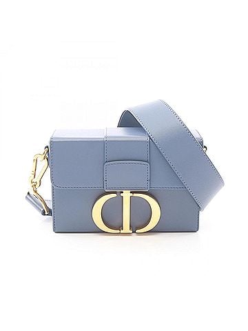 Christian Dior Christian Dior Dior 30 Montaigne Shoulder Bag Handbag Leather Women's Blue (view 1)