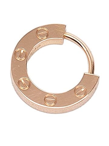 Cartier Cartier Love Hoop Earring (Single Only), 18KPG Pink Gold (Au750), Women's. (view 2)