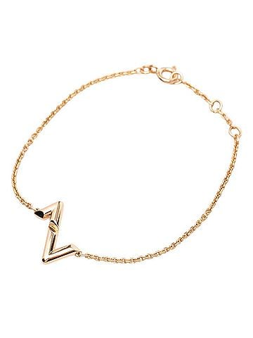 Louis Vuitton Louis Vuitton LV Vault Upside Down Bracelet Q95977 18KPG Pink Gold Au750 Women's LOUIS VUITTON (view 1)