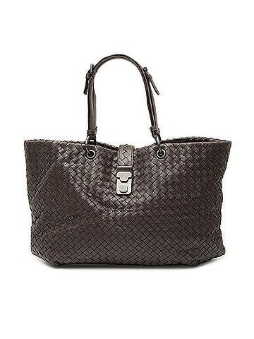 Bottega Veneta Bottega Veneta Intrecciato Tote Bag Handbag Brown Leather Women's BOTTEGAVENETA (view 1)