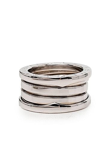 Bvlgari Bulgari B.zero1 Ring, Size #47, 18KWG White Gold 750, Women's, BVLGARI (view 2)