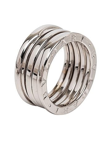 Bvlgari Bulgari B.zero1 Ring, Size #58, 18KWG White Gold 750, Women's, BVLGARI (view 1)
