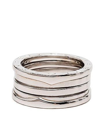 Bvlgari Bulgari B.zero1 Ring, Size #58, 18KWG White Gold 750, Women's, BVLGARI (view 2)