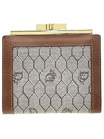 Christian Dior Christian Dior Wallet, PVC Leather, Beige/Brown, Vintage, Bi-fold Compact, C.Dior MM-16835 (view 2)