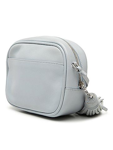 Saint Laurent Saint Laurent YSL Logo Blogger Tassel Mini Shoulder Bag FLY425317 Blue Leather Women's SAINT LAURENT (view 2)