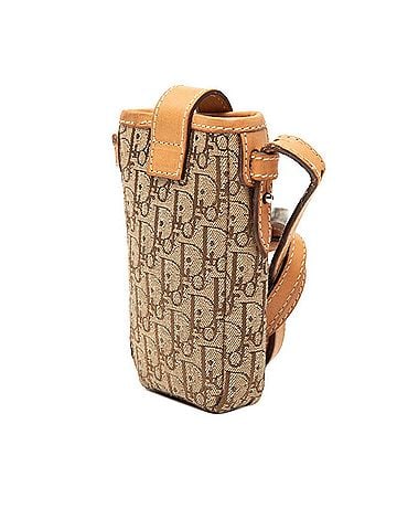 Christian Dior Christian Dior Dior Oblique Trotter Mini Shoulder Bag, Brown Canvas Leather, Women's (view 2)