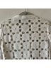 Sau Lee 100% Cotton White Ivory Cardigan Size 2 - photo 7