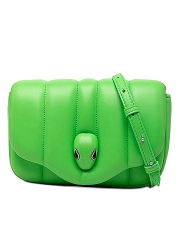 Bvlgari BVLGARI x AMBUSH Serpenti Waist Bag Belt Shoulder 2-Way Green Leather Women's (view 1)