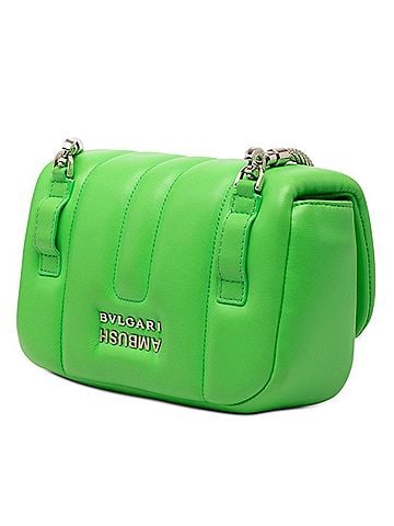 Bvlgari BVLGARI x AMBUSH Serpenti Waist Bag Belt Shoulder 2-Way Green Leather Women's (view 2)