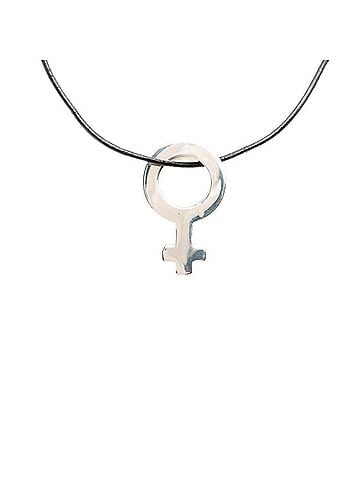 Gucci Gucci Mess Symbol Pendant Necklace SV925 Silver Women's GUCCI (view 1)