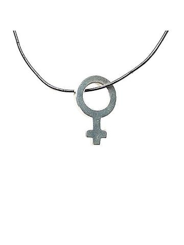 Gucci Gucci Mess Symbol Pendant Necklace SV925 Silver Women's GUCCI (view 2)