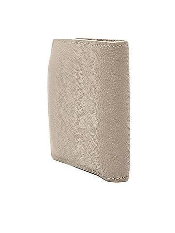 Saint Laurent Saint Laurent Tiny Cassandra YSL Logo Bi-fold Wallet 610193 Beige Leather Women's SAINT LAURENT (view 2)