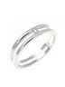 Hermès 100% 18k White Gold White Hermes Ariane Ring One size - photo 1