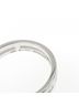 Hermès 100% 18k White Gold White Hermes Ariane Ring One size - photo 3