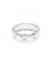 Chanel 100% 18k White Gold White Chanel Coco Crush Medium Ring One size - photo 2