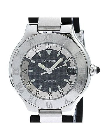 Cartier CARTIER Must 21 Autoscaph Steel Automatic Mens Watch W10147U2 Polished (view 1)