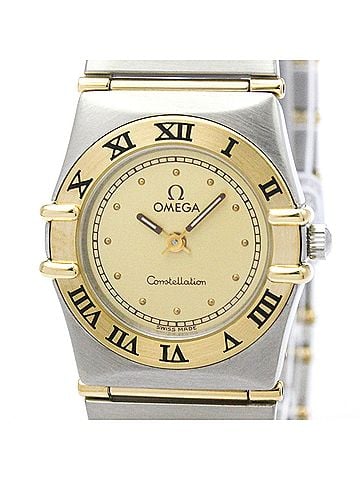 Omega OMEGA Constellation 18K Gold Steel Ladies Watch 795.1080 Polished (view 1)