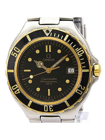 Omega OMEGA Seamaster Professional 18K Gold Steel Watch 396.1042 Polished (view 1)