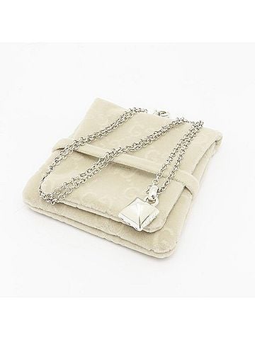 Gucci GUCCI Diamante Pyramid Stud Necklace, SV925, Women's /295582 (view 2)