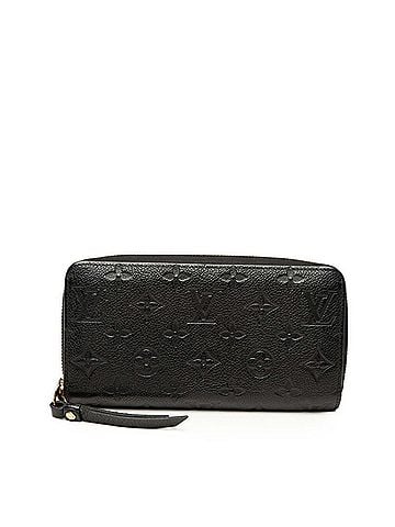 Louis Vuitton Louis Vuitton Monogram Empreinte Zippy Wallet Long M61864 Noir Black Leather Women's LOUIS VUITTON (view 1)