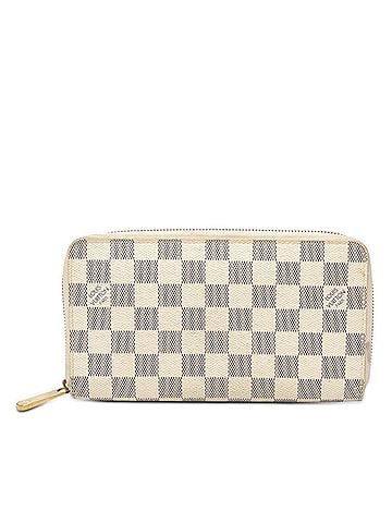 Louis Vuitton Louis Vuitton Damier Azur Zippy Organizer Long Wallet N60012 White Leather Women's LOUIS VUITTON (view 1)