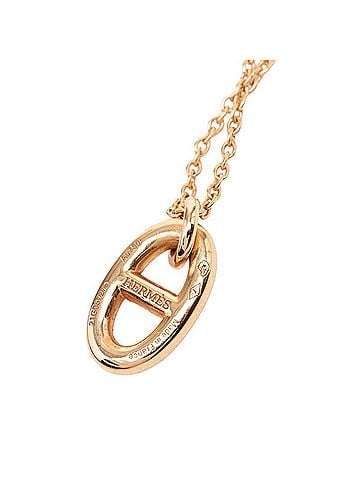 Hermès Hermes Chaine d'Ancre Farandole PM Chain Pendant Necklace 18KYG Yellow Gold Au750 Women's HERMES (view 1)