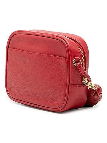 Saint Laurent Saint Laurent Monogram Blogger Tassel YSL Logo Crossbody Shoulder Bag 425317 Red Leather Women's SAINT LAURENT (view 2)