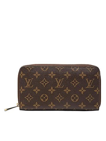 Louis Vuitton Louis Vuitton Monogram Zippy Organizer Round Zipper Long Wallet M60002 Brown Leather Women's LOUIS VUITTON (view 1)