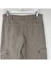 Eileen Fisher 100% Cotton Solid Tan Cargo Pants Size S - photo 5