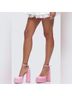 Finesse Pink Heels Size 9 - photo 9