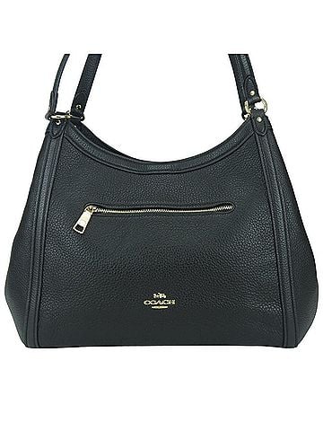 Coach Coach Tote Bag C6231 Leather Black Gold Hardware Women's COACH (view 2)