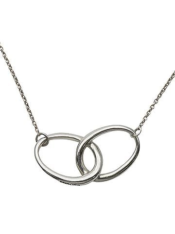 Tiffany & Co. Tiffany & Co. Double Loop Necklace, Sterling Silver 925, Elsa Peretti Pendant, Women's. (view 2)