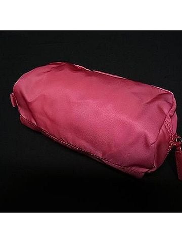 Prada PRADA Triangle Pouch Bag 1N0175 Pink Tessuto Nylon x Saffiano Leather Women's (view 2)