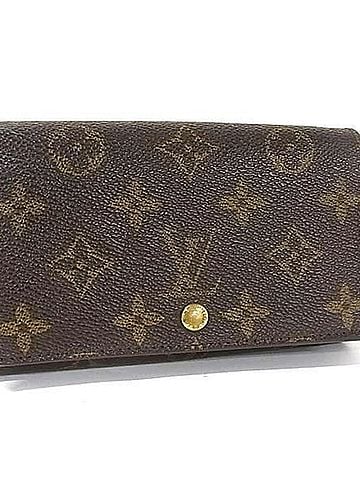 Louis Vuitton LOUIS VUITTON Louis Vuitton Bi-fold Wallet Portefeuille Trésor M61736 Brown Monogram Women's (view 1)