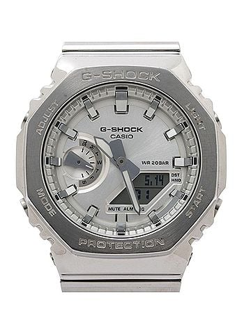 Casio CASIO G-SHOCK 2100 Series GM-2110D-7AJF Silver Stainless Steel x Resin Men's Watch (view 1)