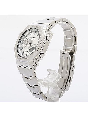 Casio CASIO G-SHOCK 2100 Series GM-2110D-7AJF Silver Stainless Steel x Resin Men's Watch (view 2)