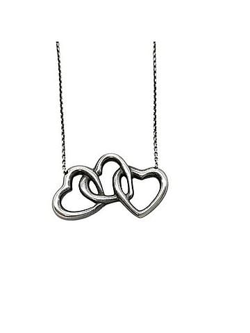 Tiffany & Co. Tiffany & Co. Triple Heart Necklace, Sterling Silver (SV925), Women's (view 1)