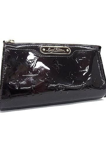 Louis Vuitton LOUIS VUITTON Louis Vuitton Pouch Trouse Tick M93564 Amarante Monogram Vernis Women's (view 1)