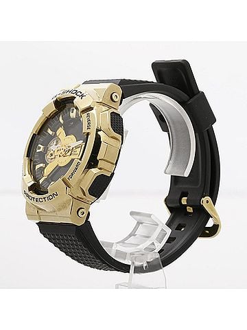 Casio CASIO G-SHOCK Metal Covered 110 Series GM-110G-1A9JF Gold Black Stainless Steel x Resin Men's Analog-Digital Watch (view 2)