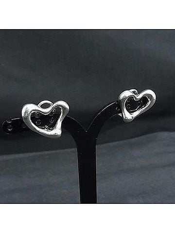 Tiffany & Co. TIFFANY & Co. Tiffany Elsa Peretti Heart Earrings, Sterling Silver (SV925), Clip-on Style, Women's (view 2)