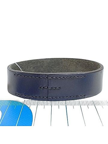 Hermès HERMES Hermes Bracelet Pour Tour Black Leather Men's Women's (view 1)