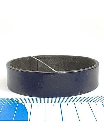 Hermès HERMES Hermes Bracelet Pour Tour Black Leather Men's Women's (view 2)